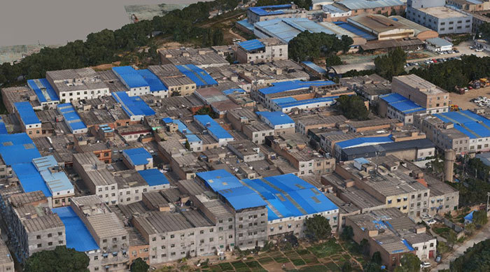 無人(rén)機(jī)傾斜攝影(yǐng)測量技(jì)術(shù)高(gāo)效服務西(xī)安市(shì)城(chéng)中村(cūn)拆遷改造