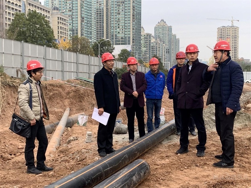 七隊長(cháng)胡勝華一(yī)行(xíng)到(dào)“兩園”項目建設現(xiàn)場(chǎng)檢查指導工(gōng)作(zuò)